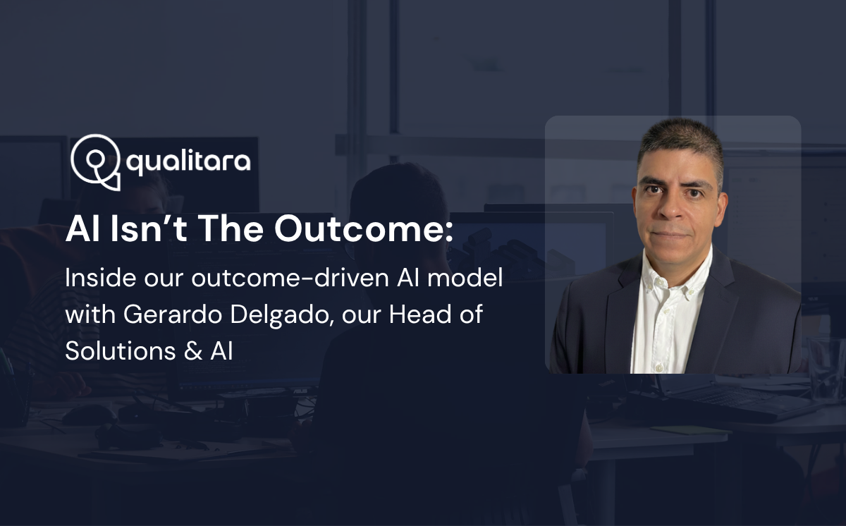 Inside our outcome-driven AI model with Gerardo Delgado, our Head of Solutions & AI